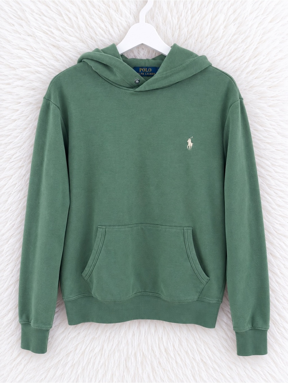 Polo by Ralph Lauren Sage Green Hooded Sweatshirt| Size Small